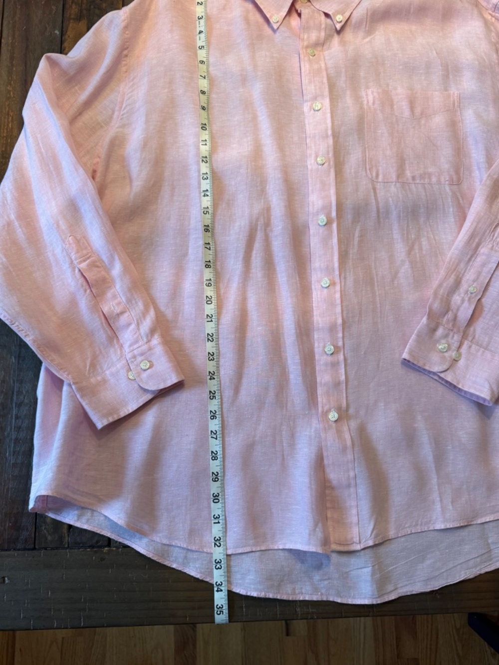 Brooks Brothers Linen Sports Polo Shirt. Baird McNutt Irish Linen. Size 3XL - Picture 7 of 10